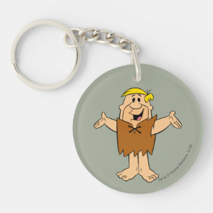 Porte-clefs La blocaille de prise de bec des Flintstones  