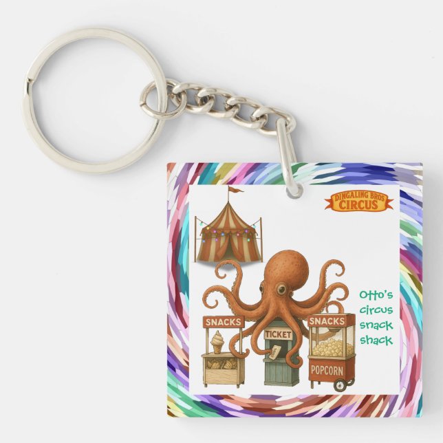 Porte-clefs La cabane de snacks du cirque d'Otto (Devant)