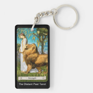 Porte-clefs La carte de force du jeu de tarot du passé lointai