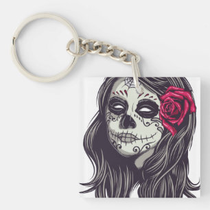 Porte-clefs La Catrina - Dia De Los Muertos