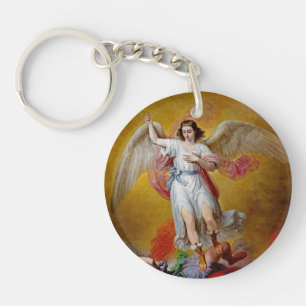 Porte-clefs La chute de Lucifer par Antonio Maria Esquivel