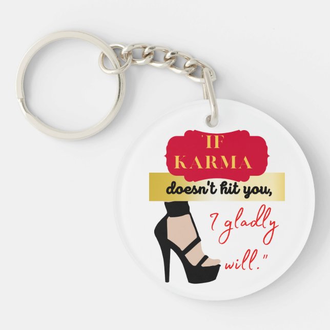 PORTE-CLEFS LA CITATION DE KARMA (Devant)