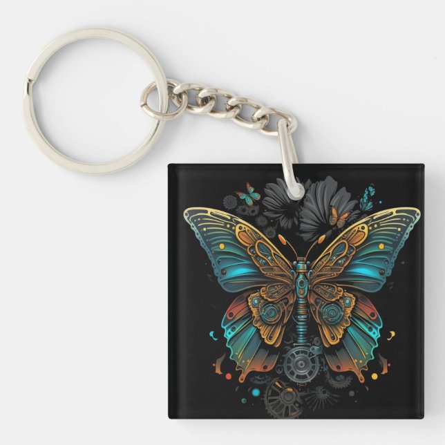Porte-clefs la conception papillon (Devant)