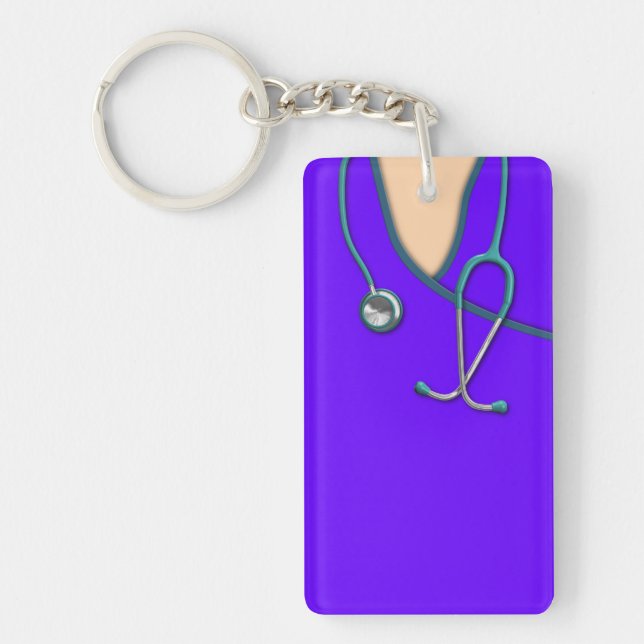 Porte-clefs La couleur faite sur commande Médicale frotte (Devant)