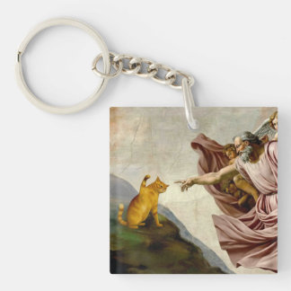 Porte-clefs La Création de la Perfection Féline