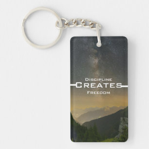 Porte-clefs La Discipline Crée la Liberté