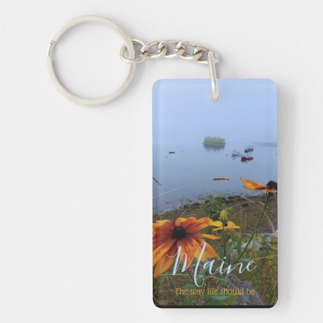 Porte-clefs La façon dont la vie devrait être la marguerite or (Devant)