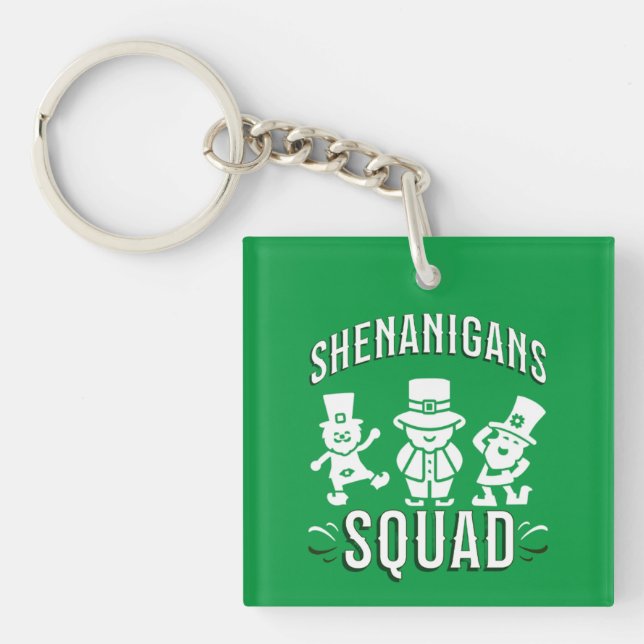 PORTE-CLEFS LA FÊTE DE LA SAINT-PATRICK - ÉQUIPÉE DES FRIPEES (Devant)