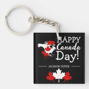 Porte-clefs La Feuille d'érable du Canada, Joyeuse fête du Can