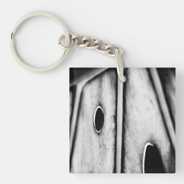 Porte-clefs la feuille est chez elle (Devant)