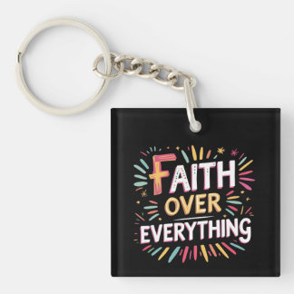 Porte-clefs La foi avant tout – Croyance audacieuse