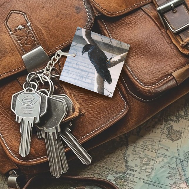Porte-clefs La forêt de Raven d'hiver (Créateur téléchargé)