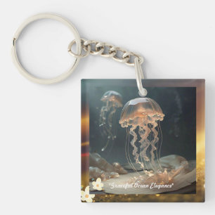 Porte-clefs "La grâce océanique éphémère"
