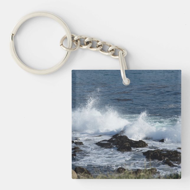 Porte-clefs La houle de l'océan Pacifique (Devant)