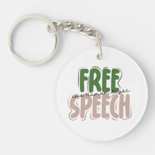 Porte-clefs La liberté d'expression est un droit humain