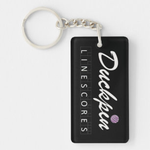 Porte-clefs La ligne personnalisée de Duckpin marque le porte