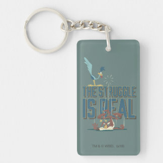 Porte-clefs La Lutte Est Réelle ROAD RUNNER™ & Wile E. Coyote