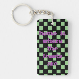 Porte-clefs la maison où sont les friandises