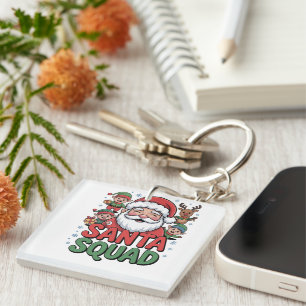 Porte-clefs La mauvaise influence du Père Noël (Escouade du Pè