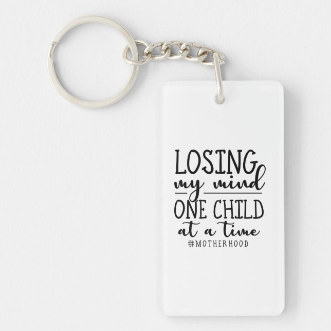 Porte-clefs La Mère Un Enfant À La Fois (Devant)