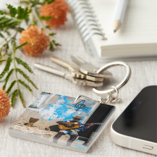 Porte-clefs La musique est le remède de l'esprit