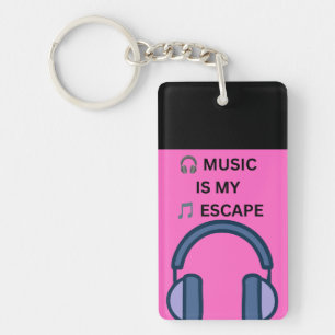 PORTE-CLEFS 🎧 LA MUSIQUE EST MA 🎵 ÉVASION
