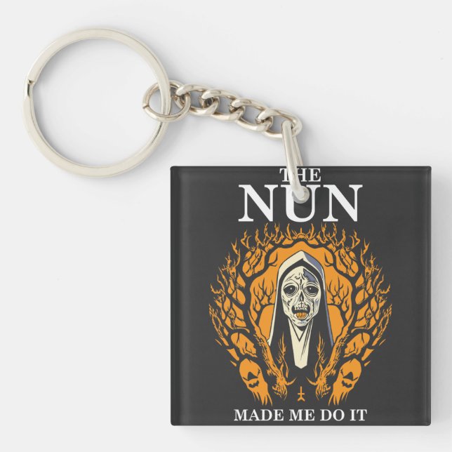 Porte-clefs La Nonne M'A Fait Le Faire (Devant)