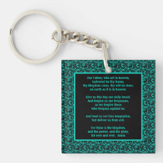 Porte-clefs La prière du Seigneur Notre Père Inspirationnel