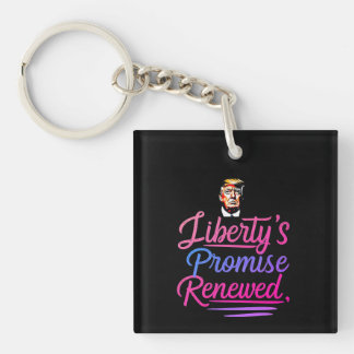 Porte-clefs La promesse de Liberty renouvelée avec Donald Trum