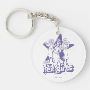 Porte-clefs La puissance étoilée des filles hexagonales