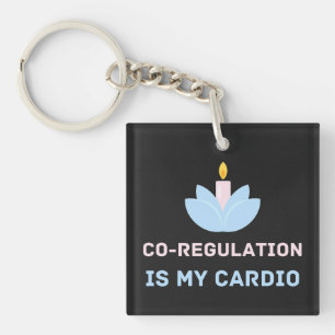 Porte-clefs La Réglementation Candle Fleur Co Est Mon Cardio,