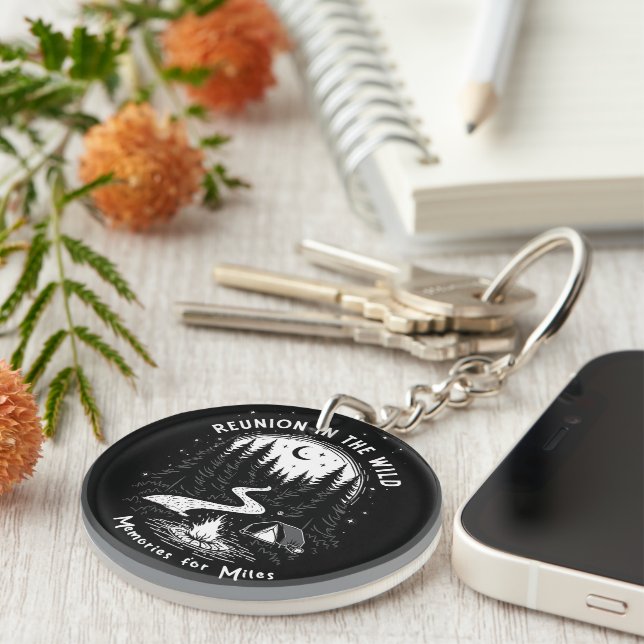 Porte-clefs La Réunion en pleine nature (Devant droit)