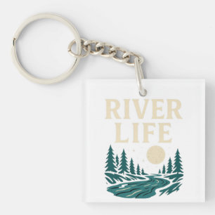 Porte-clefs La rivière est Porte - clé acrylique à vie