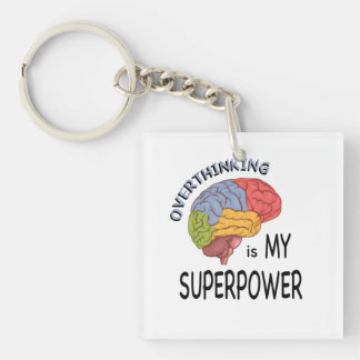 Porte-clefs la rumination est mon superpouvoir