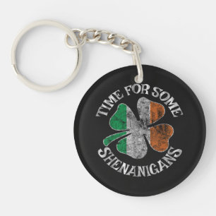 Porte-clefs La Saint-Patrick c'est le moment pour un trèfle de