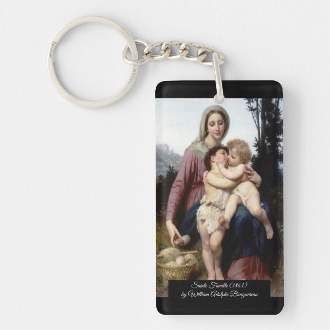 Porte-clefs La Sainte Famille de Bouguereau (Devant)