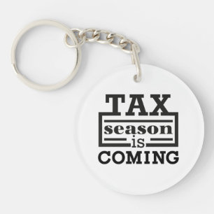 Porte-clefs La saison fiscale arrive