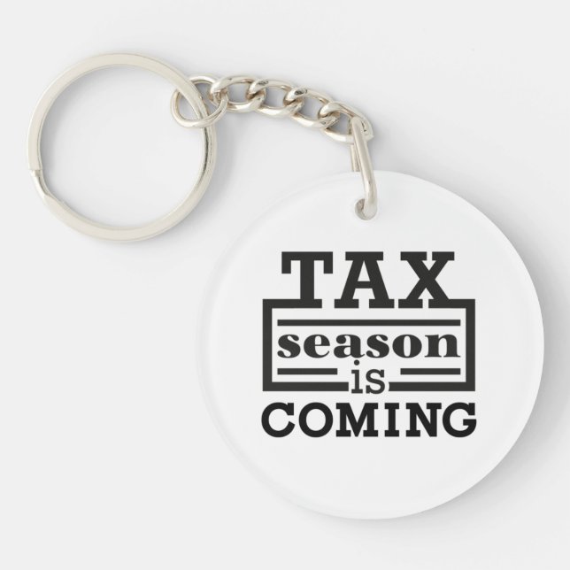 Porte-clefs La saison fiscale arrive (Devant)