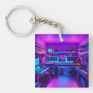 Porte-clefs La salle de musique