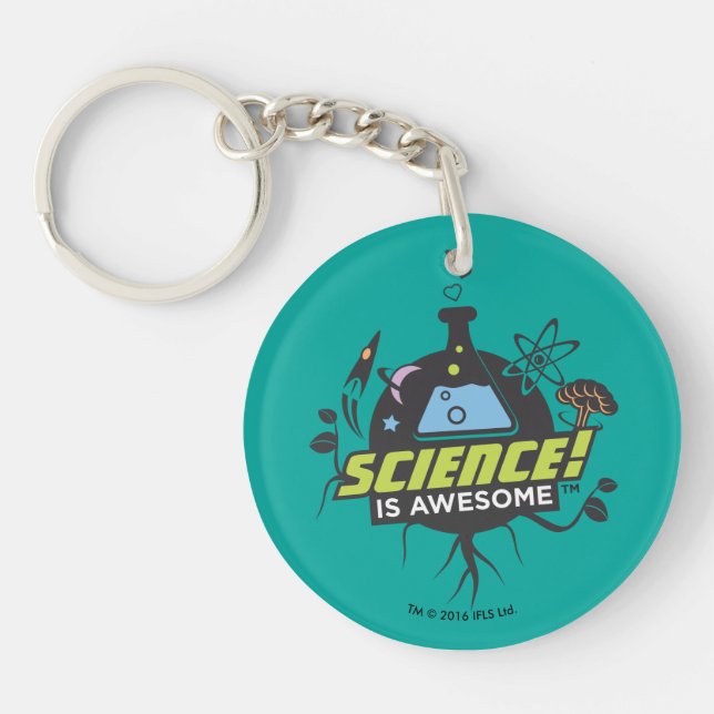 Porte-clefs La Science est impressionnante (Devant)