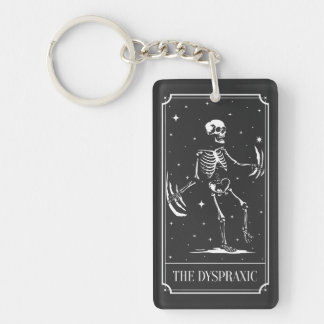 Porte-clefs La sensibilisation à la carte de tarot dyspraxique