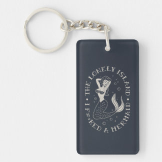 Porte-clefs La sirène seule d'île