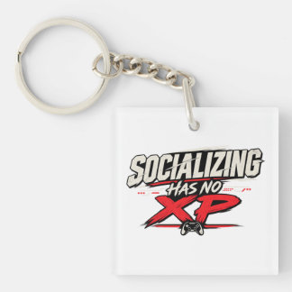 Porte-clefs La socialisation n'a pas d'XP Citation drôle de jo