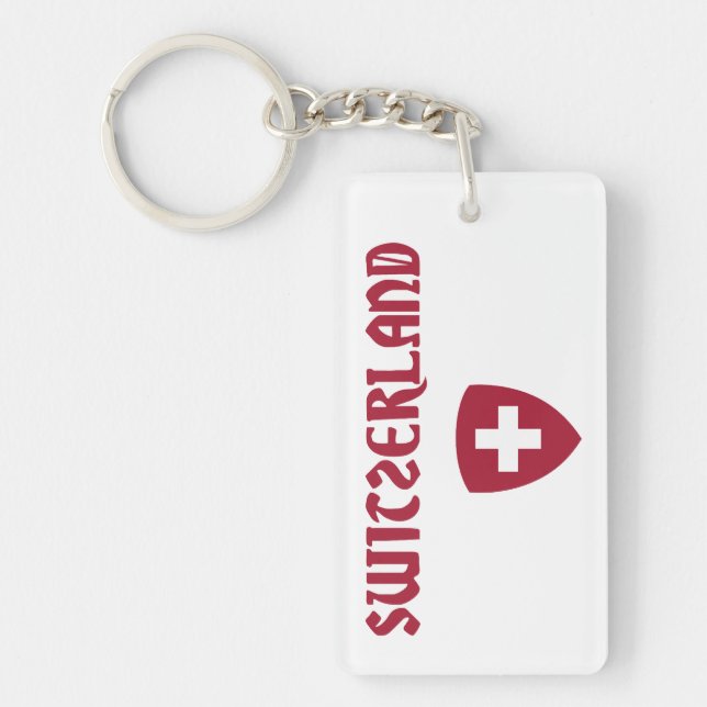 Porte-clefs La Suisse + Manteau des bras (Devant)