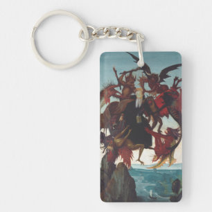 Porte-clefs La Tentation de saint Antoine par Michelangelo
