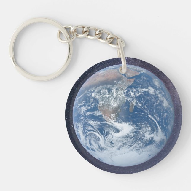 Porte-clefs La terre et sa lune (Devant)