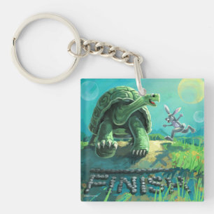 Porte-clefs La tortue et l'art du lièvre