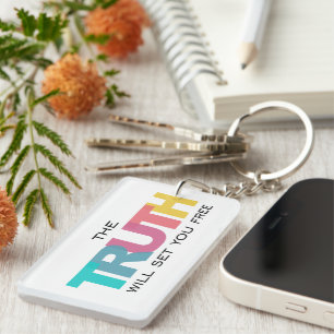 Porte-clefs La Vérité vous libérera