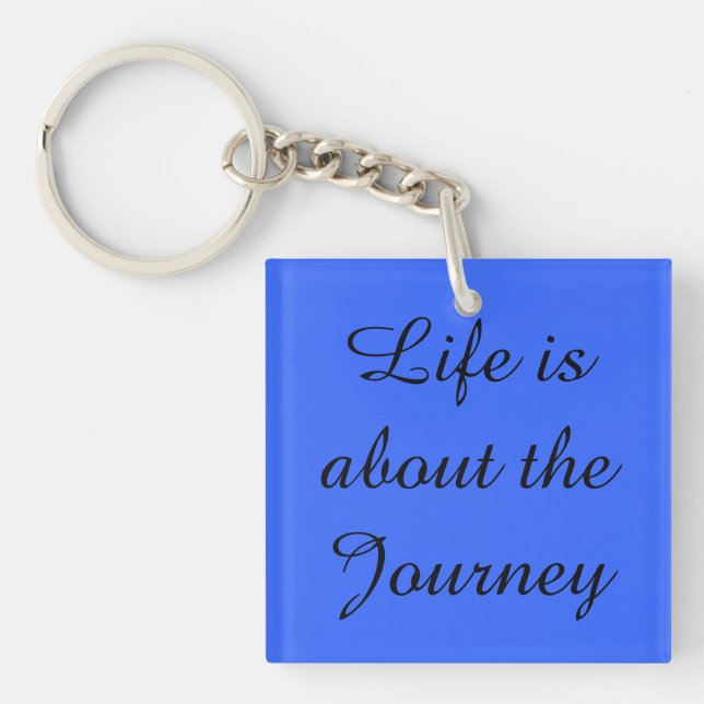 Porte-clefs La vie, c'est le voyage (Devant)