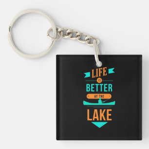 Porte-clefs La Vie De Kayak Est Meilleure Au Lac